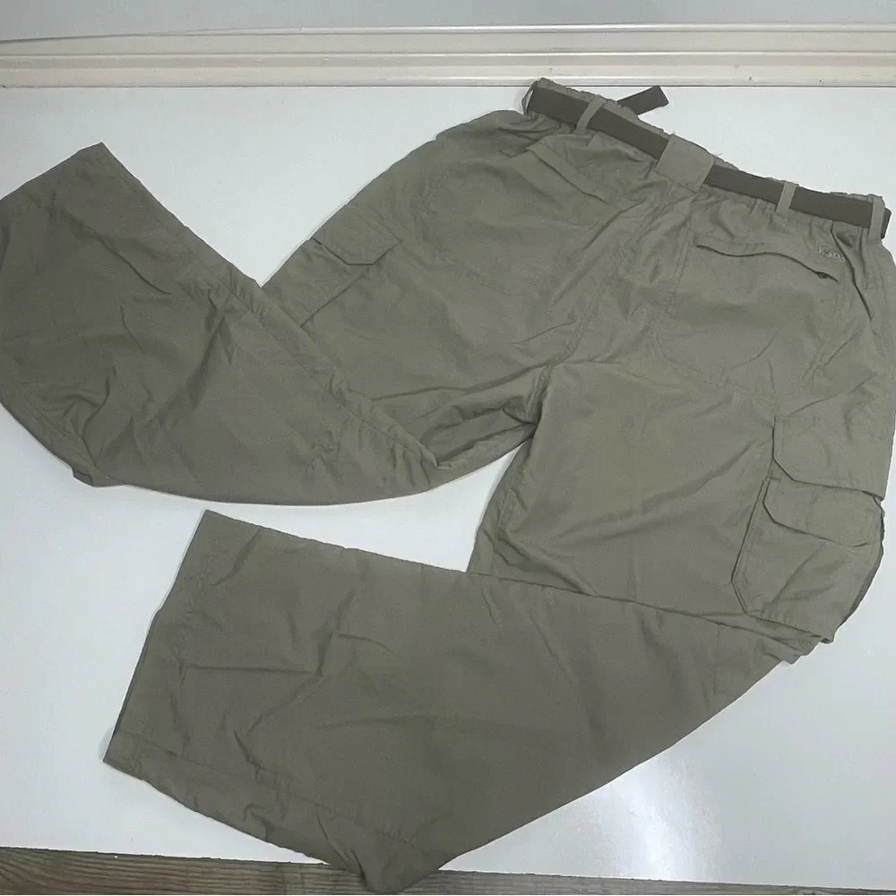 REI Army Green Khaki All Terrain Weatherproof Utility Pants‎ in Size Large x 30L - Picture 4 of 5